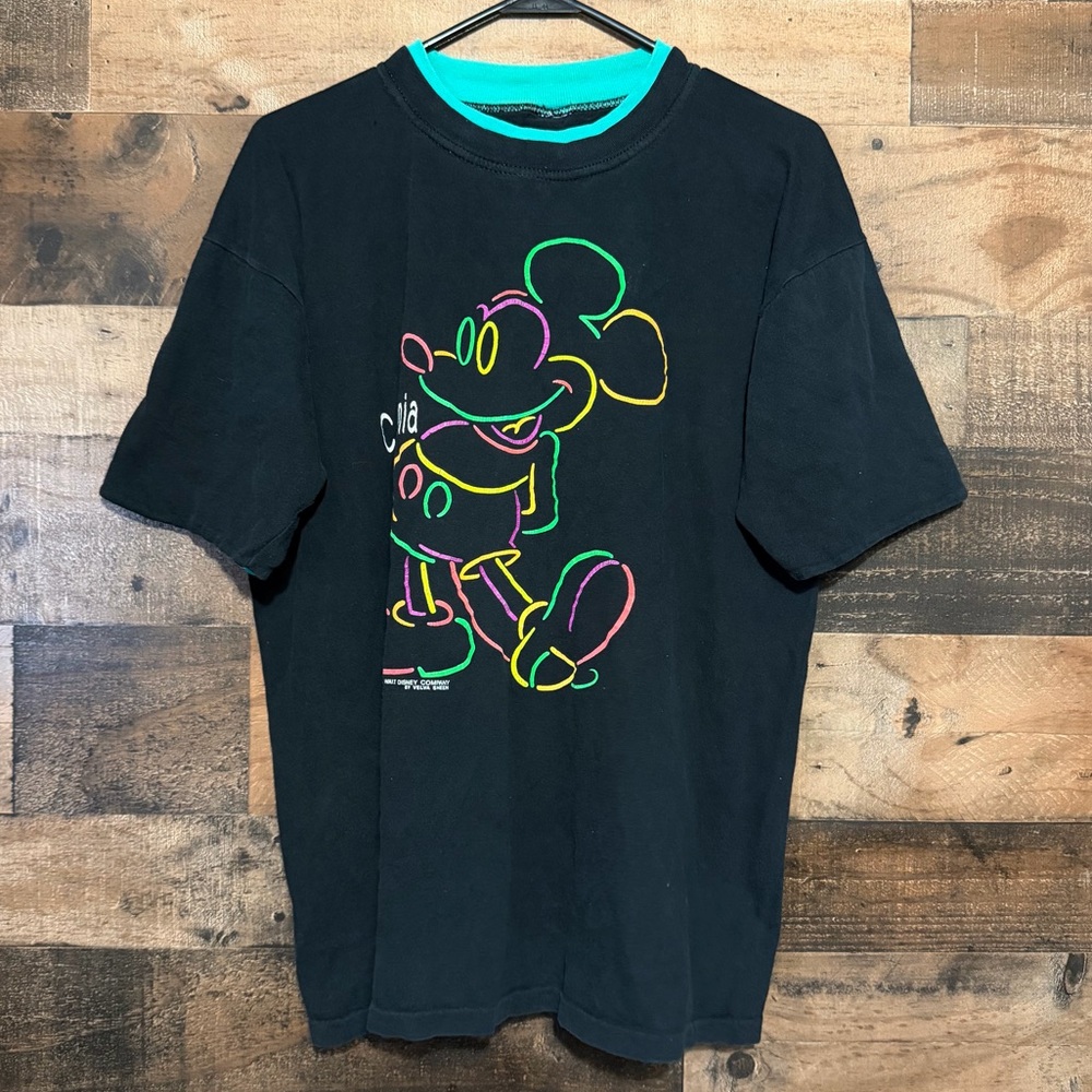 Vintage 90s Disney Mickey Mouse Cartoon T-Shirt Size M California